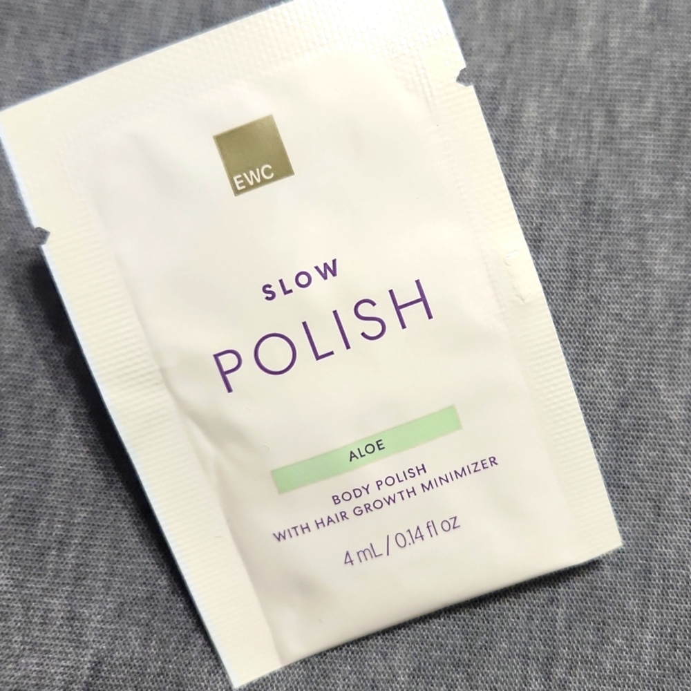 🔴European Wax Center Aloe "SLOW POLISH" Body Skincare After-Wax Exfoliant Scrub
